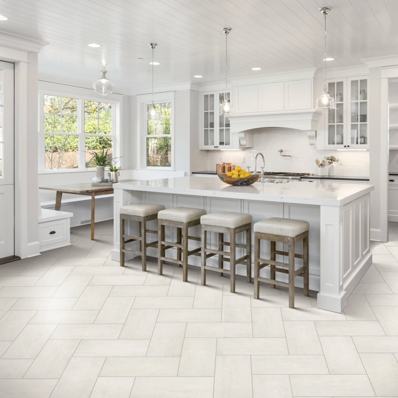 Prestige Flooring Center providing tile flooring solutions in Cathedral City, CA - Sinova - White Canvas